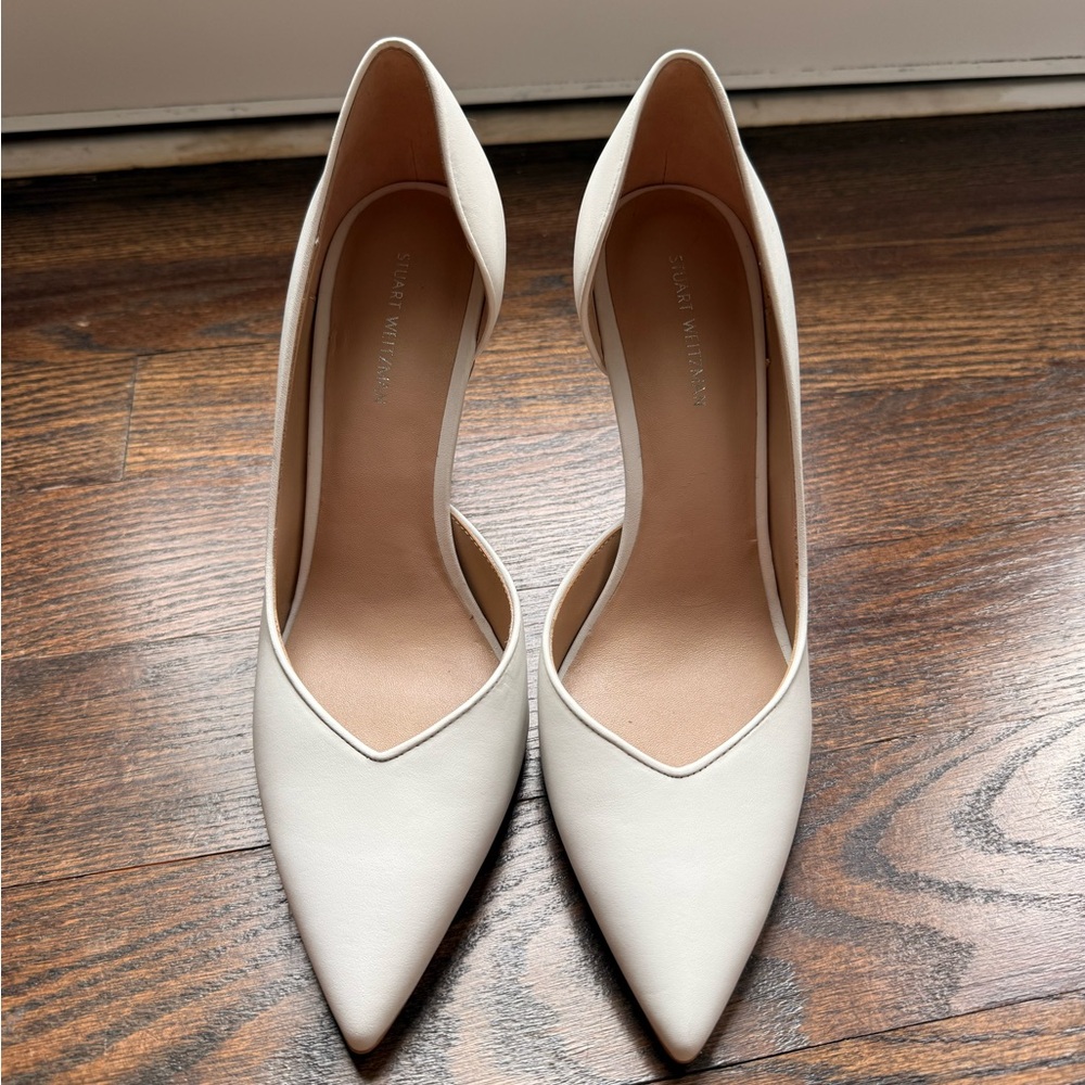 Stuart Weitzman White Heels- Unworn Size 8.5US